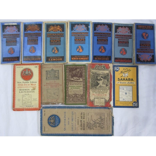 201 - Quantity of ephemera to include various Ordnance Survey and other maps, various travel guides to inc... 