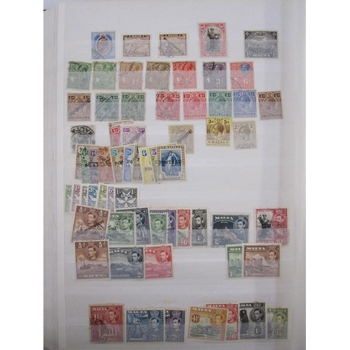 290 - Two stockbooks of GB and commonwealth stamps mostly modern yet including Bermuda King George V to 1/... 