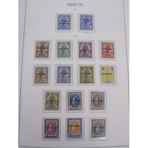 291 - Album of Malta stamps, page of 1/2d 1860 through to 1966 appears complete, includes 1922 10s black (... 