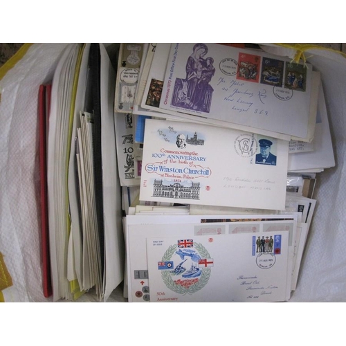 309 - Many hundreds of First Day Covers, mostly GB, (1 bag full)