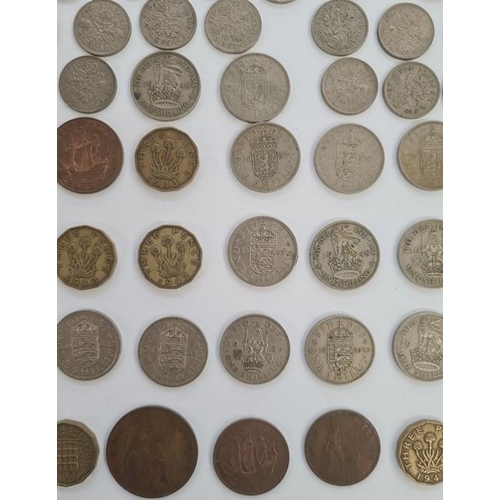 334 - Quantity of 20th century coinage to include threepenny bit, shillings and sixpences