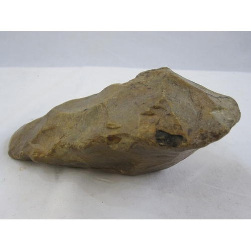 414 - Mesolithic flint-axe, 16cm approx.

This item is from the collection of Lionel Walrond.  Lionel was ... 