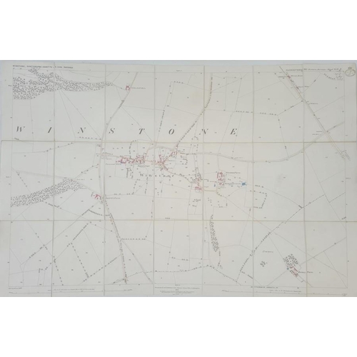 44 - Ordnance Survey Maps - Gloucestershire - to include maps of Duntisbourne House and Jack Barrow, Nutb... 