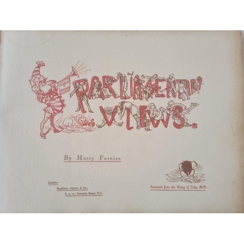 46 - Fine bindings 'Cameos of Literature', 12 vols. with Harry Furniss cartoons of parliament (13)

 BOOK... 