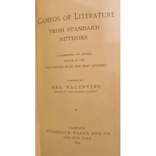 46 - Fine bindings 'Cameos of Literature', 12 vols. with Harry Furniss cartoons of parliament (13)

 BOOK... 