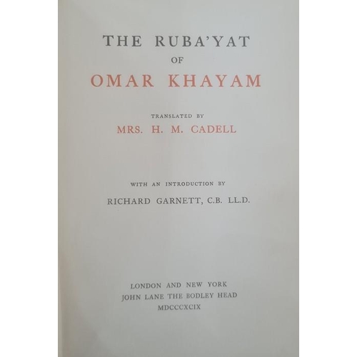 68 - Cadell Mrs ( trans) The Ruba'yat of Omar Khayam