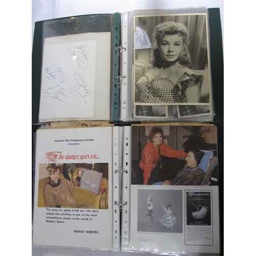 198 - Quantity of signed photographic prints to include Vera Allen, Eric Portman, Michael Redgrave, variou... 