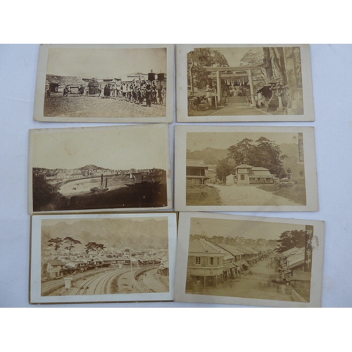 181A - Chinese Interest - small black and white photographs of China - Kobe, Shanghai, and to include image... 