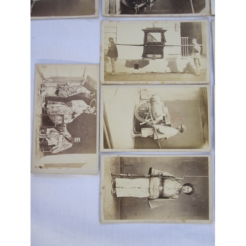 181A - Chinese Interest - small black and white photographs of China - Kobe, Shanghai, and to include image... 