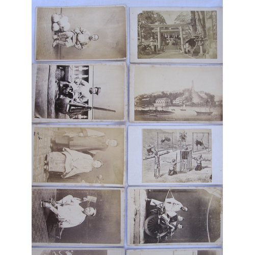 181A - Chinese Interest - small black and white photographs of China - Kobe, Shanghai, and to include image... 