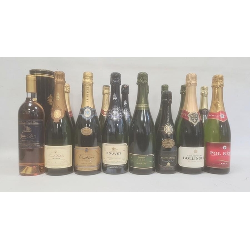 250 - Collection of sparkling wines and champagnes including two bottles of Bollinger Special Cuvee, one O... 