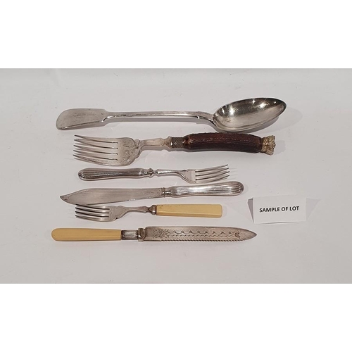 359 - Quantity of silver plated flatware to include flatware marked 'Dixon', fish servers and other items ... 