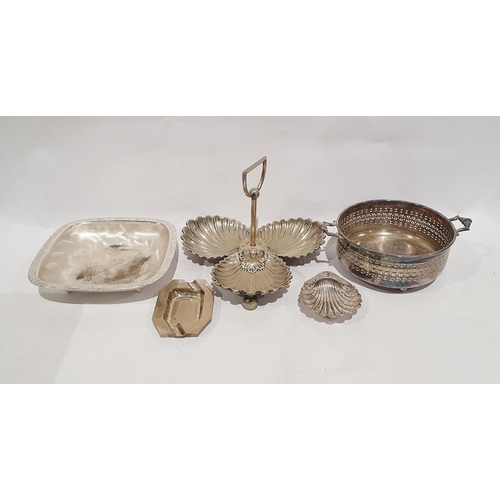 363 - Quantity of plated ware to include assorted flatware, uncased sets, old dishes, etc (1 box)