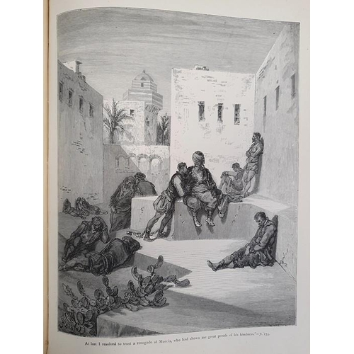 107 - La Sainte Bible, Paris 1835 with leather binding and Cervantes The History of Don Quixote illustrate... 