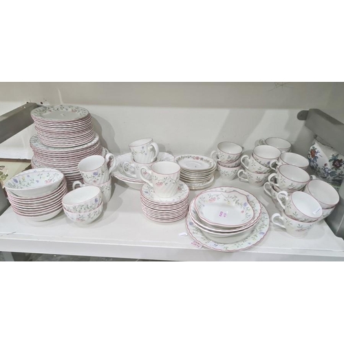 12 - Johnson Brothers part table service in the Summer Chintz pattern designed by Julie Holland including... 