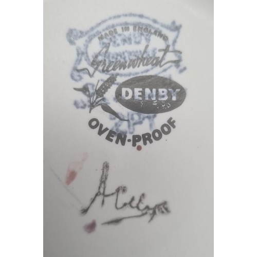 3 - Mid century Swiss porcelain part breakfast service comprising teapot (crack to handle), coffee jug, ... 