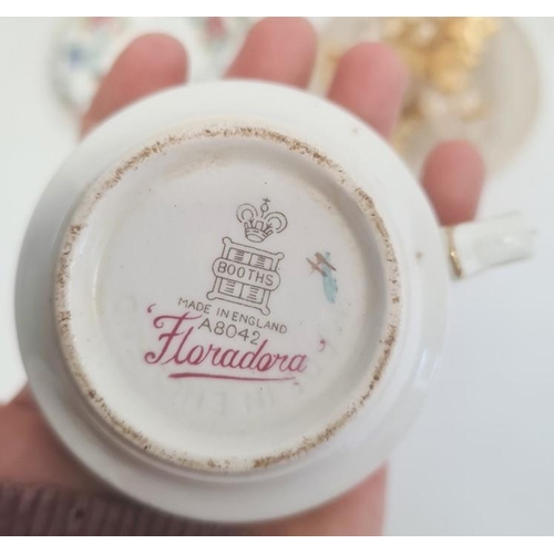 53 - Royal Doulton model dog, Belleek porcelain vase, Shelley vase, Bunnykins plate, Murano-style fish or... 