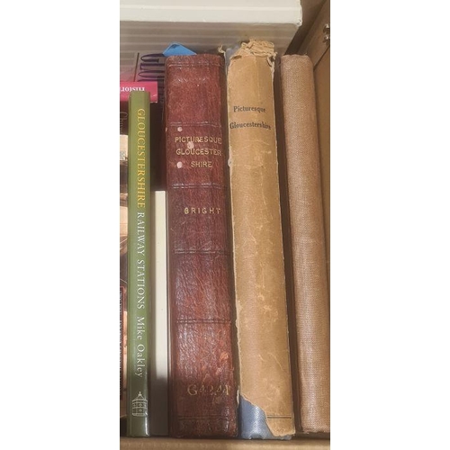 1020 - Quantity of books on Gloucestershire and Cheltenham to include:-
 Historic Churches and Church Life ... 