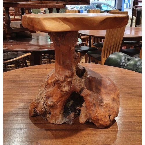 1217 - Naturalistic side table in yew