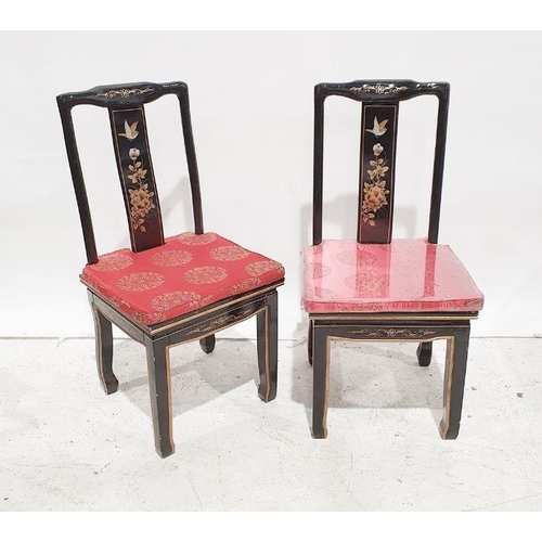 1223 - Chinese style dining table and four chairs(5)