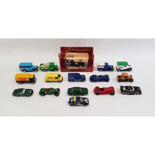 255 - Quantity of diecast models including Corgi Jaguar XJS, Ford Capri 3.0S, Dinky Toys Jaguar, Matchbox ... 