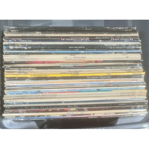 258 - Collection of mainly 1980's vinyl LP's including The Police (4), Sting (1), Abba (5), Elton John (10... 