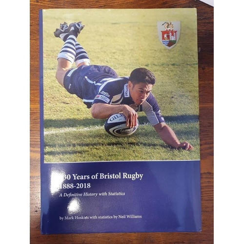 261 - Mark Hoskins '130 Years of Bristol Rugby 1888-2018', published by Bristol Rugby Club, volumes of Rug... 