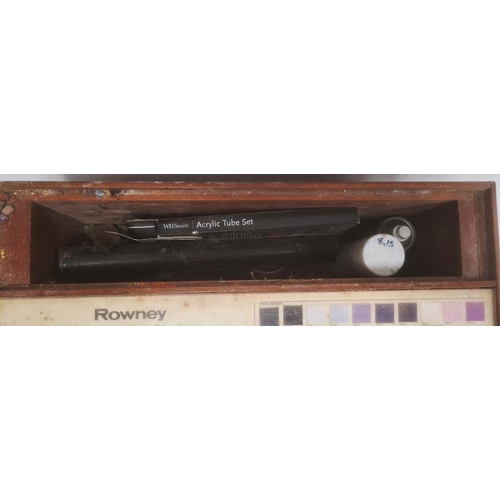 274 - Rowney Professional quantity artist's soft pastels in fitted case