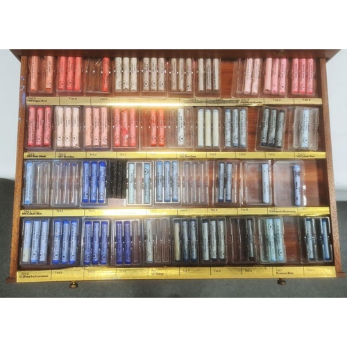 274 - Rowney Professional quantity artist's soft pastels in fitted case