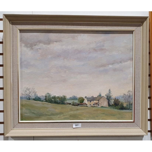 301 - 20th century school
 Oil on board
 