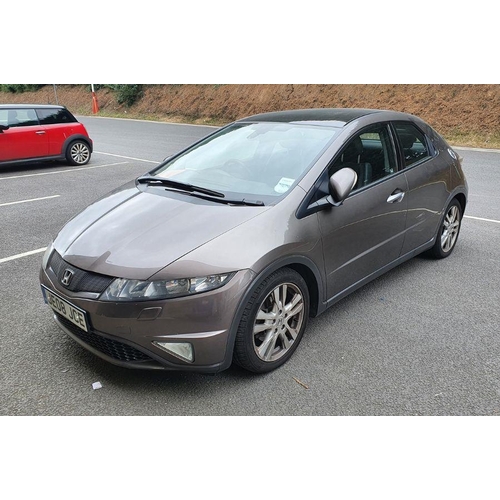 309 - Honda Civic EX GT I-VTEC 1.8 (1799cc) in silver, mileage  87,510, manual, 6 speed gearbox, registrat... 