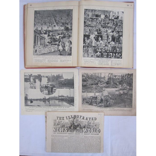 125 - Early 20th century album of newspaper cuttings from Cheltenham and Gloucester, Ladies College, Royal... 