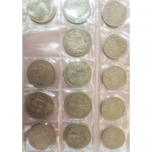 140 - Album (WH Smiths) of mixed UK and foreign coins from Queen Victoria to 1970's, containing silver, ni... 