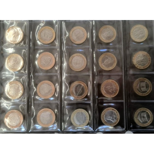 155 - Wonderful collection of mainly £2 and 50p and £1, all taken from change high grade