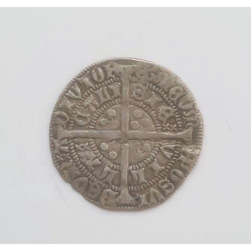 171 - Henry VI 1422- 1461 Annulet issue groat, Calais 1422-30, annulets by neck. S. 1836, weight 3.7g