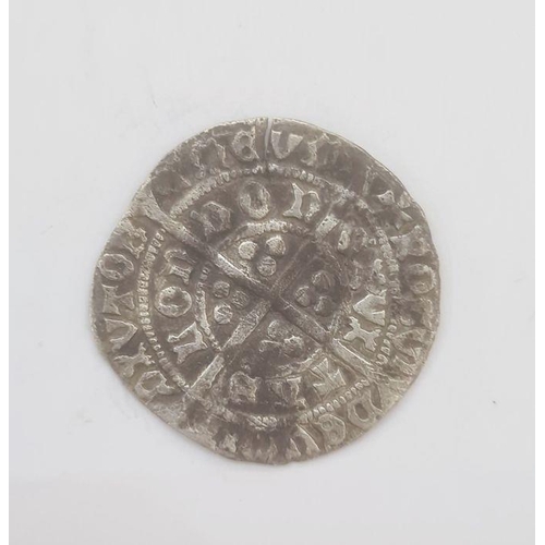 178 - Henry VI restored oct 1470- Apr 1471 groat, mint mark restoration cross, S.2082 weight 2.8g very rar... 