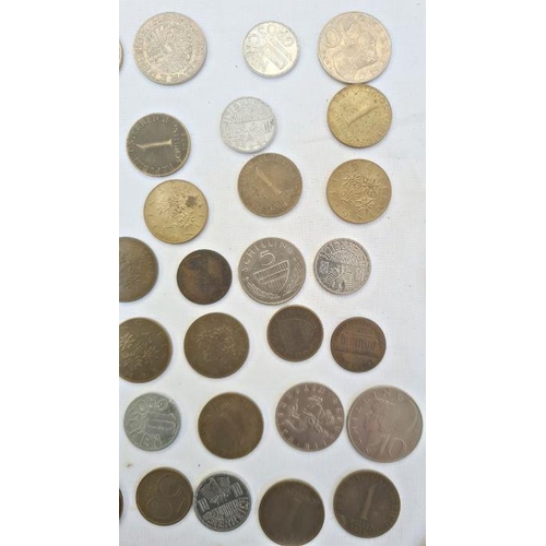 214 - Various world coins