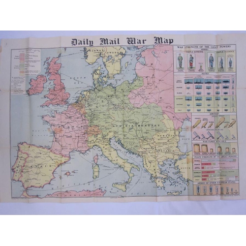 23 - Daily Mail war map, George Phillips & Sons