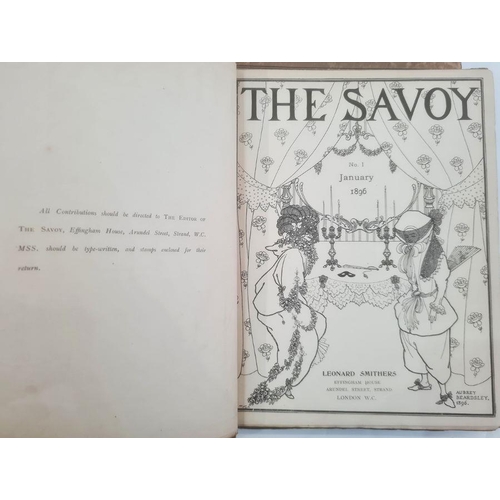 274 - The Savoy Illustrated Quarterly, 2 copies of no.1, January 1896, no.2 April 1986 and no.7 1896, Aubr... 