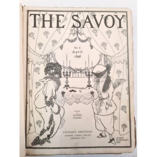 274 - The Savoy Illustrated Quarterly, 2 copies of no.1, January 1896, no.2 April 1986 and no.7 1896, Aubr... 