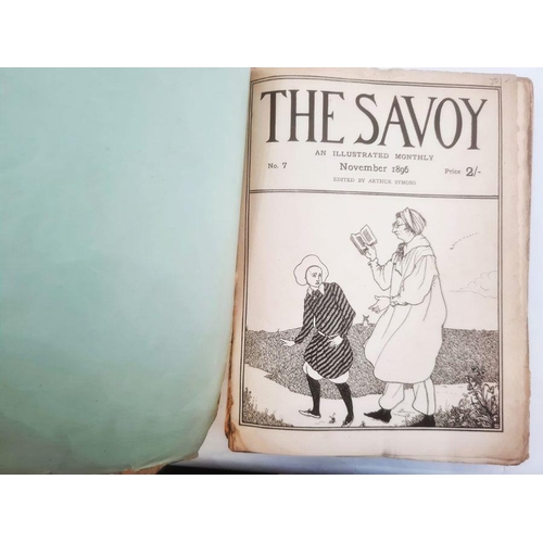 274 - The Savoy Illustrated Quarterly, 2 copies of no.1, January 1896, no.2 April 1986 and no.7 1896, Aubr... 