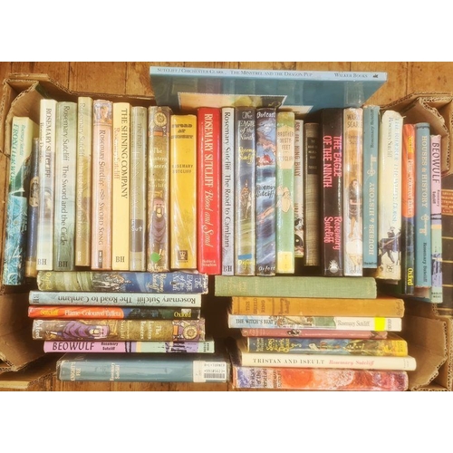 278A - Quantity of childrens books:-
 Cynthia Harnett, many volumes, mainly with dj, first editions to incl... 