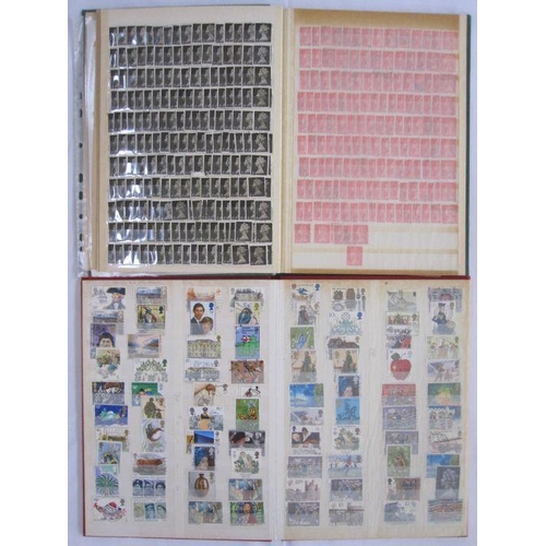 28 - Bag of 15 albums/stock books including printed Windsor album and a few stamps in most items (1 box)