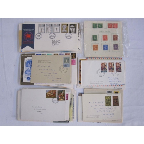 37 - Three stock books and a bag of miscellaneous loose stamps and albums, some interesting earlier GB an... 