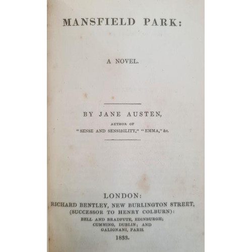 400 - Austen Jane [Bentley's Standard Novels] Richard Bentley 1833, five volumes in four: Pride and Prejud... 