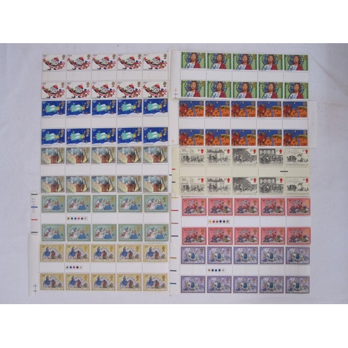 49 - Box of mint GB decimal stamps (£100?), Jersey and Guernsey including complete sheets (1 box)