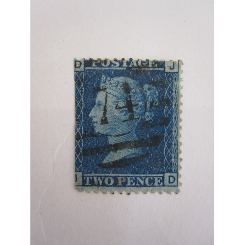 50 - Box with at least 200 Queen Victoria 1d reds (plating condition), some 2d blues, old album, much to ... 