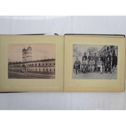 132 - Three early 20th century photograph albums of Asia, to include Polo in India, Chapra and various col... 