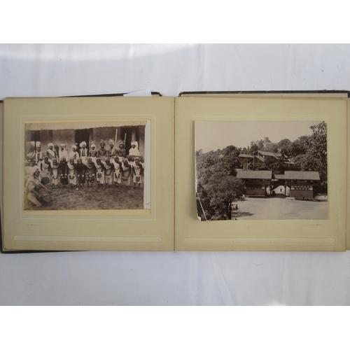 132 - Three early 20th century photograph albums of Asia, to include Polo in India, Chapra and various col... 