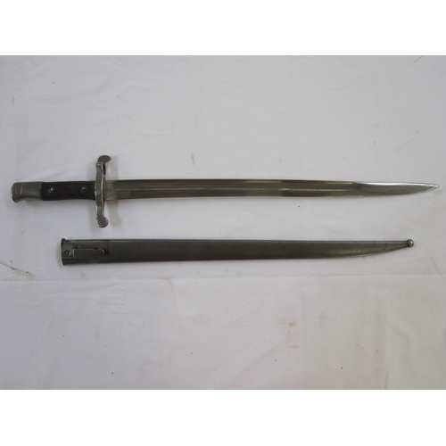 27F - Portuguese M1886 bayonet with scabbard